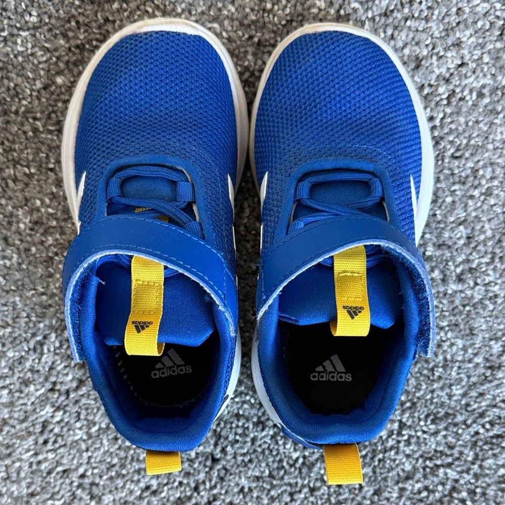 Adidas Kids Sneakers in Blue and Yellow